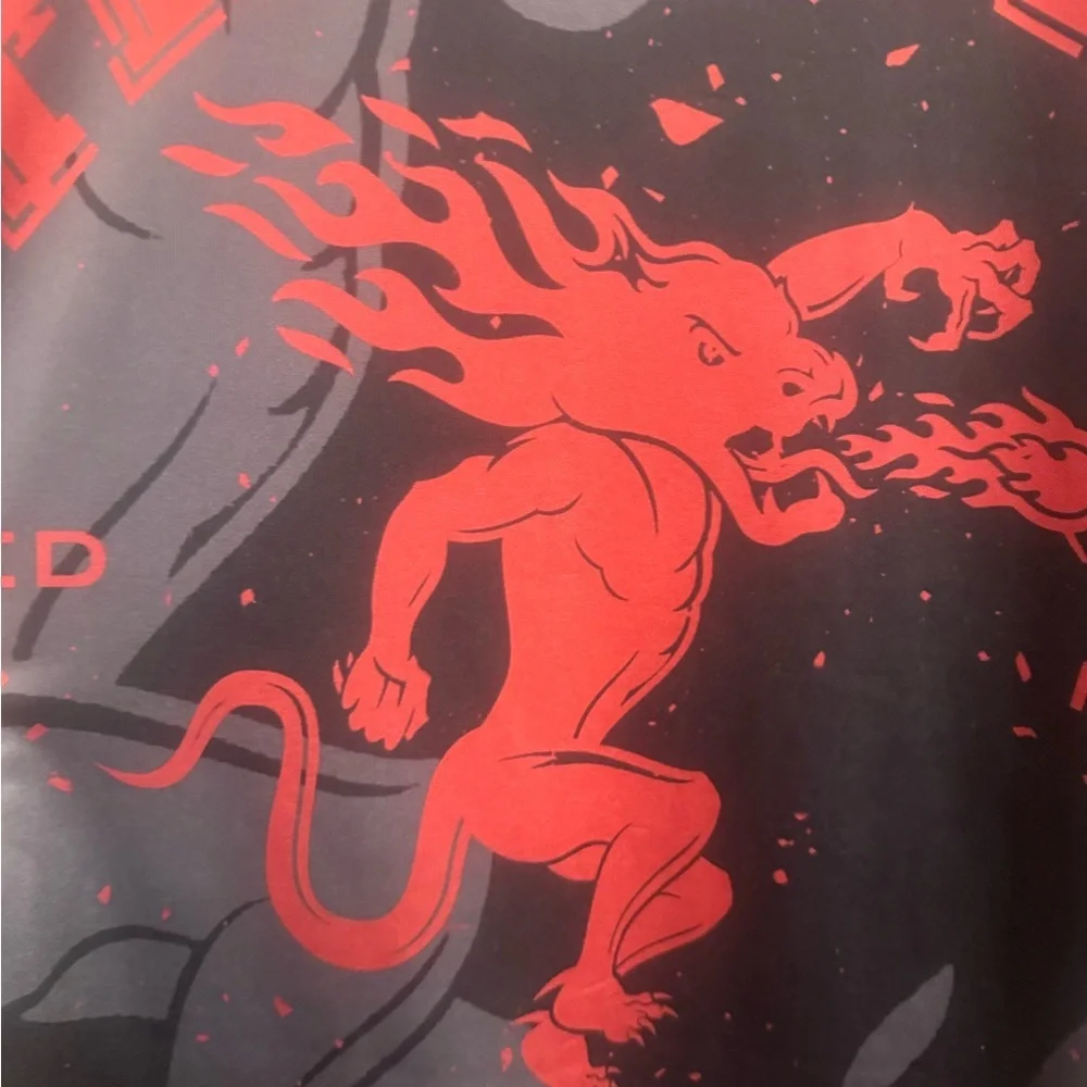 RARE FIREBALL Jersey Black Red Size XXL New Never Worn Streetwear Athletics NWOT - Picture 8 of 15
